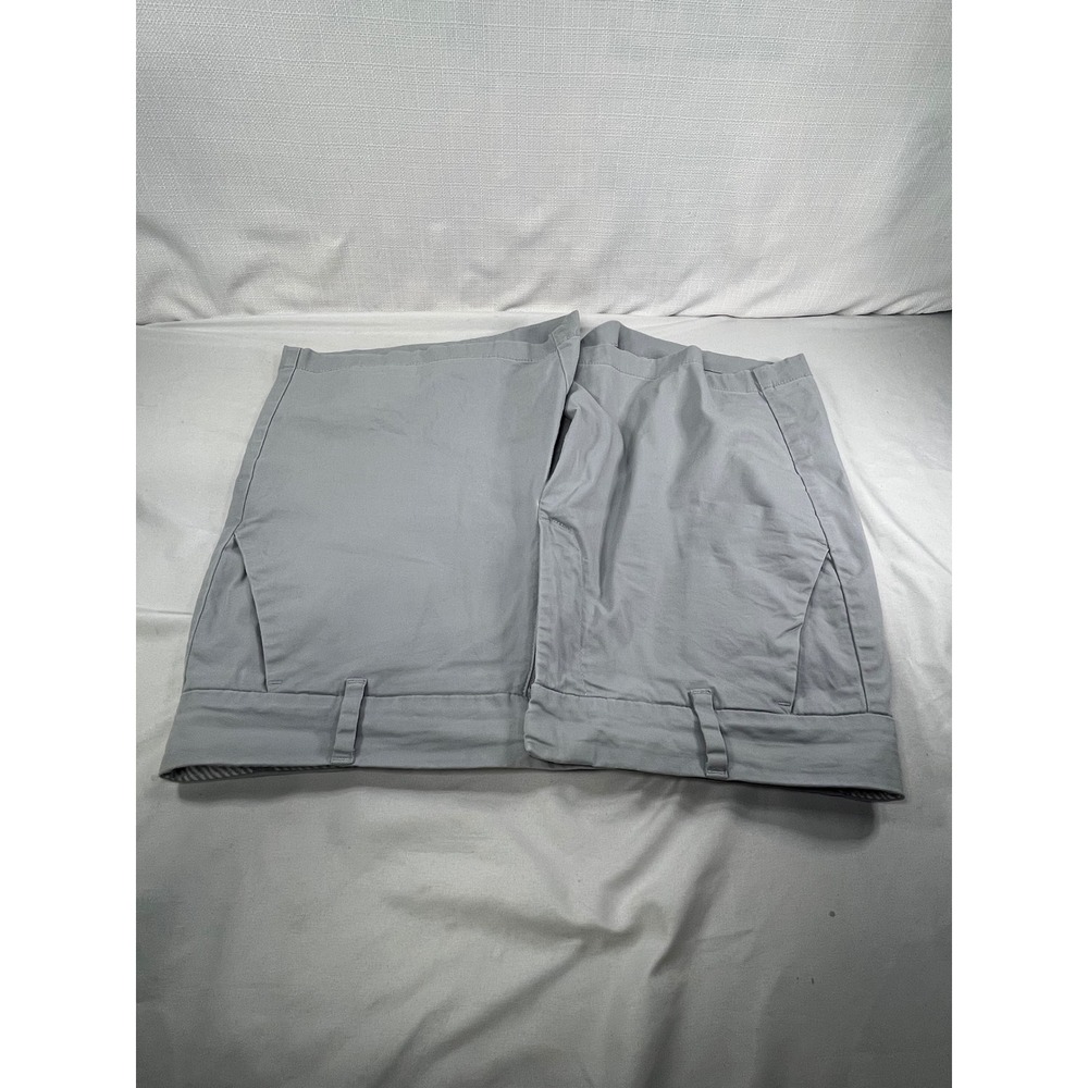 Tommy Hilfiger Womens Gray Chino Shorts Size 8 Cotton Stretch Casual Flat Front - Picture 7 of 7